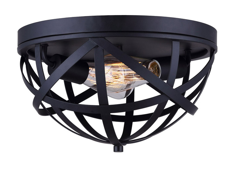 Canarm - IFM567A13BK-C - Two Light Flush Mount - Gigi - Black