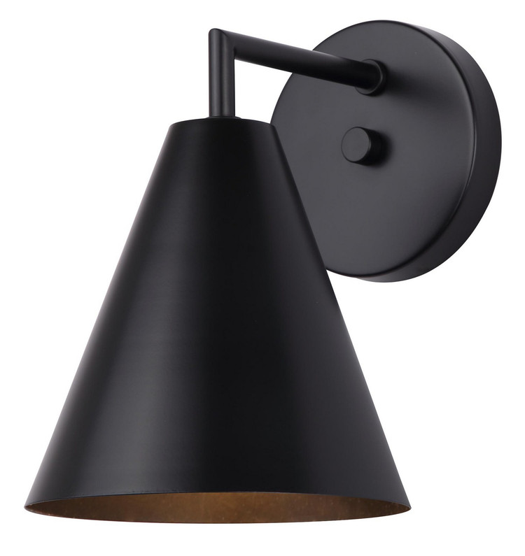 Canarm - IOL579BK - One Light Outdoor Wall Mount - Emeri - Matte Black