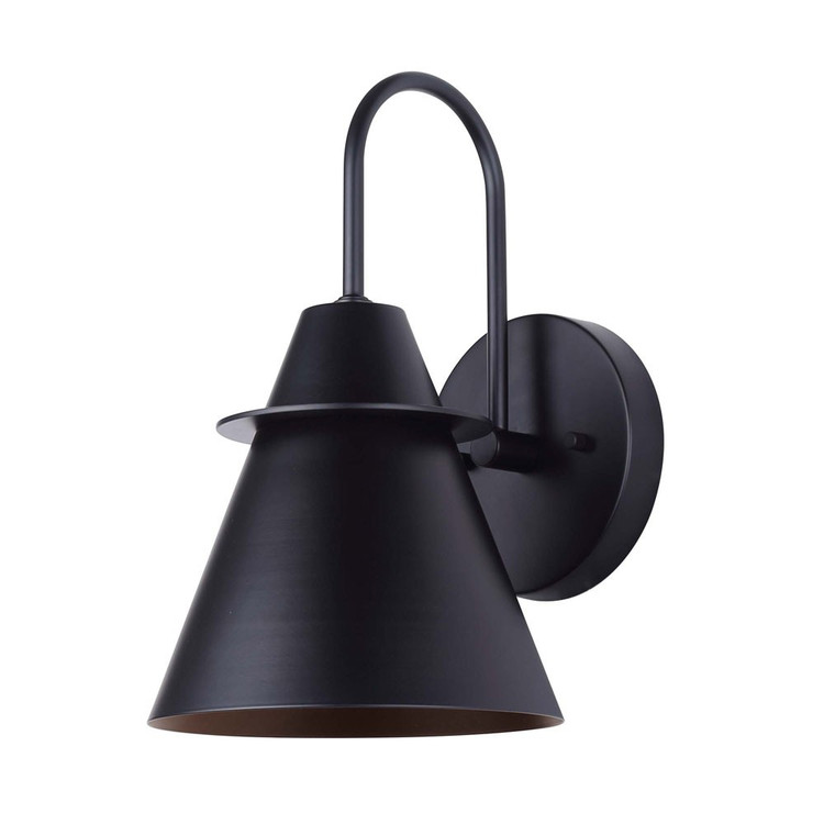Canarm - IOL596BK - One Light Outdoor Lantern - Marloe - Matte Black