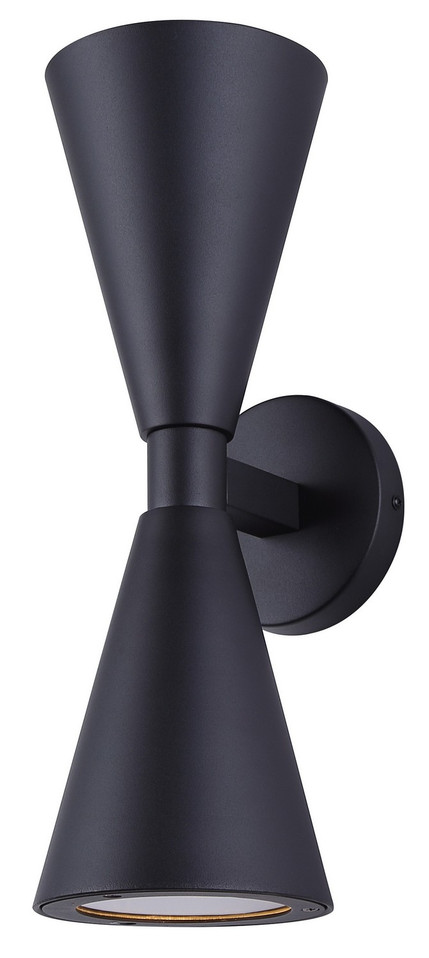 Canarm - IOL658BK - Two Light Outdoor Lantern - Arona - Black
