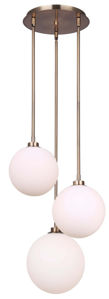 Canarm - IPL1032A03GD - Three Light Pendant - Simone - Gold