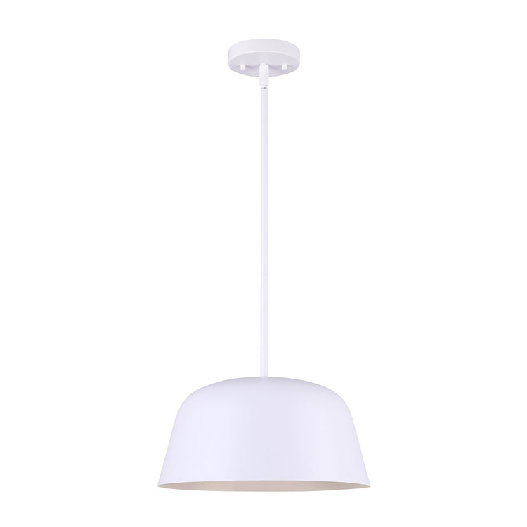 Canarm - IPL1098A01WH - One Light Pendant - Kiliam - Matte White