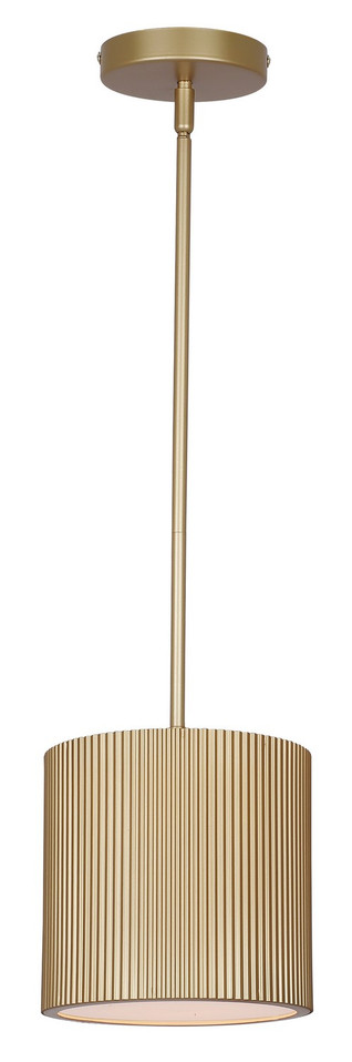 Canarm - IPL1208A01PGD - One Light Pendant - Scarlett - Gold
