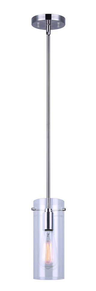 Canarm - IPL759A01BN - One Light Pendant - Joni - Brushed Nickel
