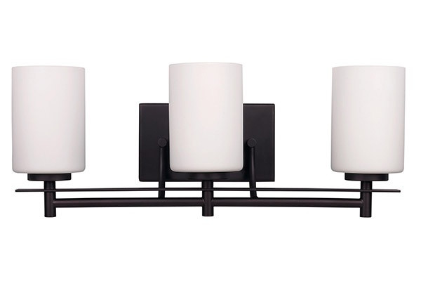 Canarm - IVL363A03ORB - Three Light Vanity - Carlton - Oil Rubbed Bronze