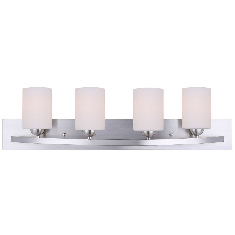 Canarm - IVL370A04BPT - Four Light Vanity - Hampton - Brushed Pewter