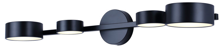 Canarm - LWF315A04BK - LED Wall Sconce - Montgomery - Black
