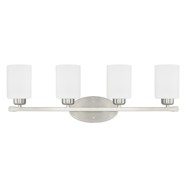 Capital Lighting - 115241BN-338 - Four Light Vanity - Dixon - Brushed Nickel Capital Lighting - 115241BN-338 - Four Light Vanity - Dixon - Brushed Nickel
