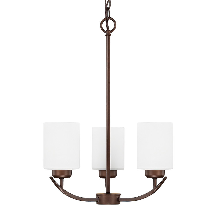 Capital Lighting - 415231BZ-338 - Three Light Chandelier - Dixon - Bronze Capital Lighting - 415231BZ-338 - Three Light Chandelier - Dixon - Bronze