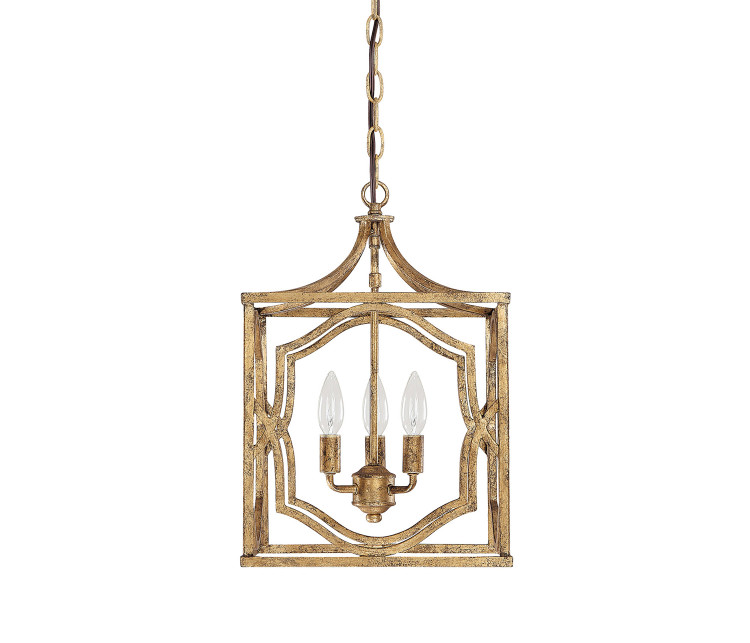 Capital Lighting - 9481AG - Three Light Foyer - Blakely - Antique Gold