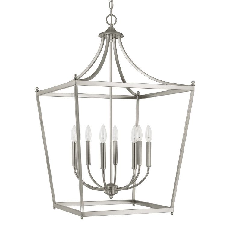 Capital Lighting - 9553BN - Eight Light Foyer - Stanton - Brushed Nickel