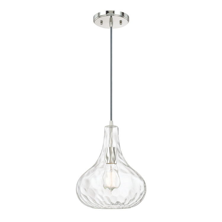 Capital Lighting - 9B239A - One Light Pendant - River - Polished Nickel