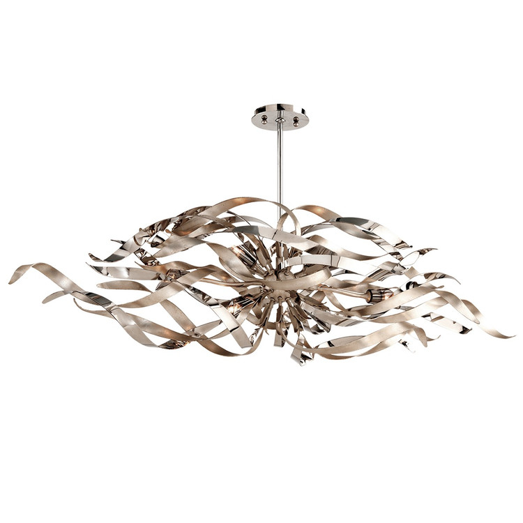 Corbett Lighting - 154-56-SL/SS - LED Light Linear - Graffiti - Silver Leaf