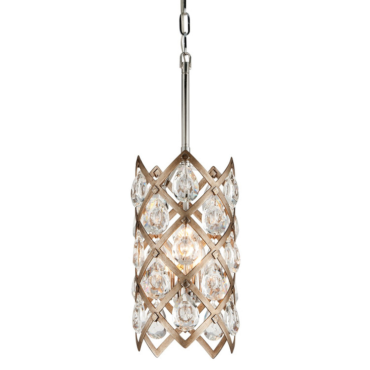 Corbett Lighting - 214-43-SGL/SS - Three Light Pendant - Tiara - Vienna Bronze