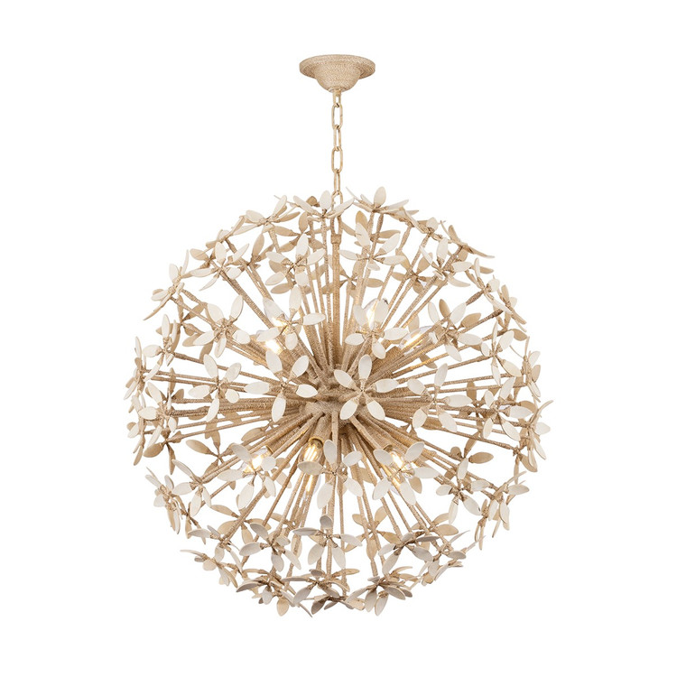 Corbett Lighting - 511-30-IYC - Ten Light Chandelier - Corfu - Ivory Coco