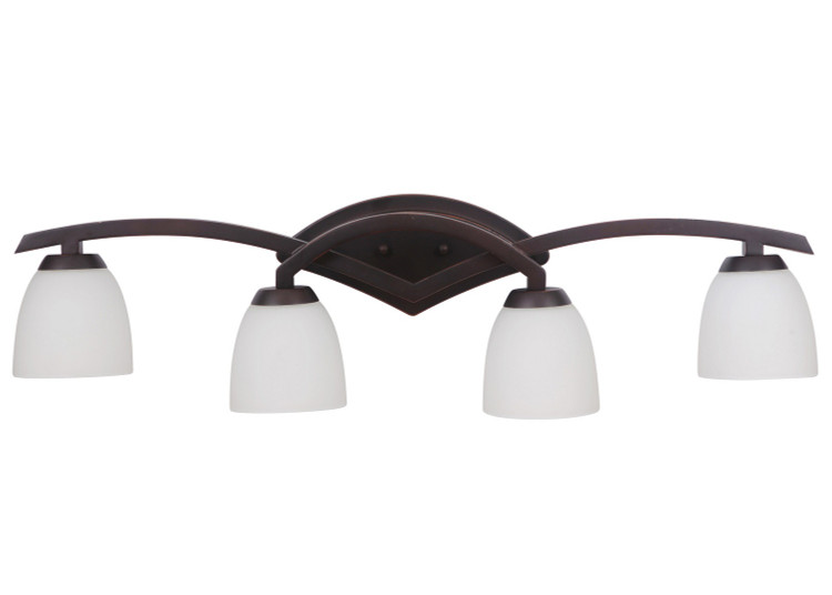 Craftmade - 14035OBG4-WG - Four Light Vanity - Viewpoint - Oiled Bronze Gilded