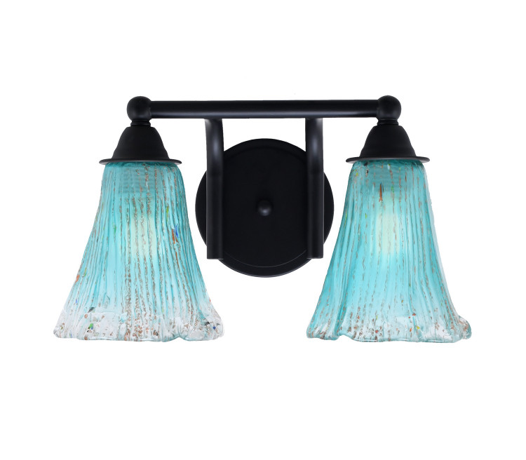 Toltec Lighting - 3422-MB-725 - Two Light Bath Bar - Paramount - Matte Black