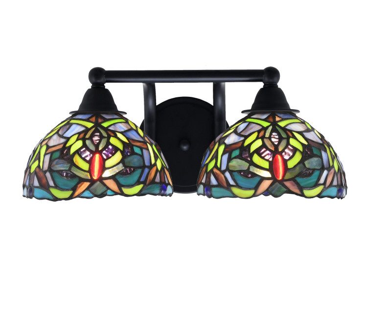 Toltec Lighting - 3422-MB-9905 - Two Light Bath Bar - Paramount - Matte Black