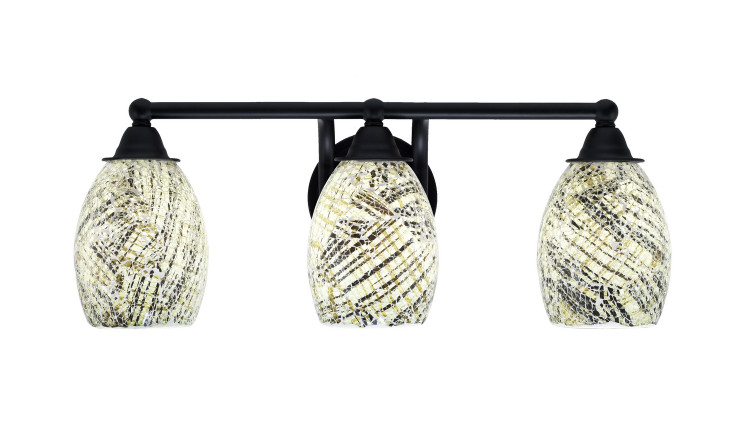 Toltec Lighting - 3423-MB-5054 - Three Light Bath Bar - Paramount - Matte Black
