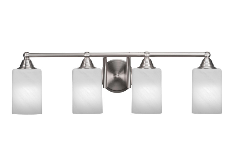 Toltec Lighting - 3424-BN-3001 - Four Light Bath Bar - Paramount - Brushed Nickel