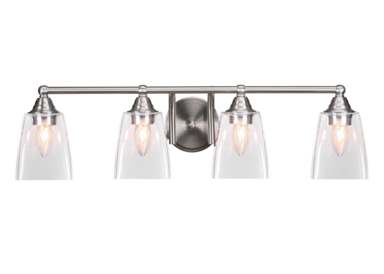 Toltec Lighting - 3424-BN-461 - Four Light Bath Bar - Paramount - Brushed Nickel