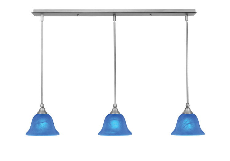 Toltec Lighting - 36-BN-4155 - Three Light Mini Pendant - Any - Brushed Nickel