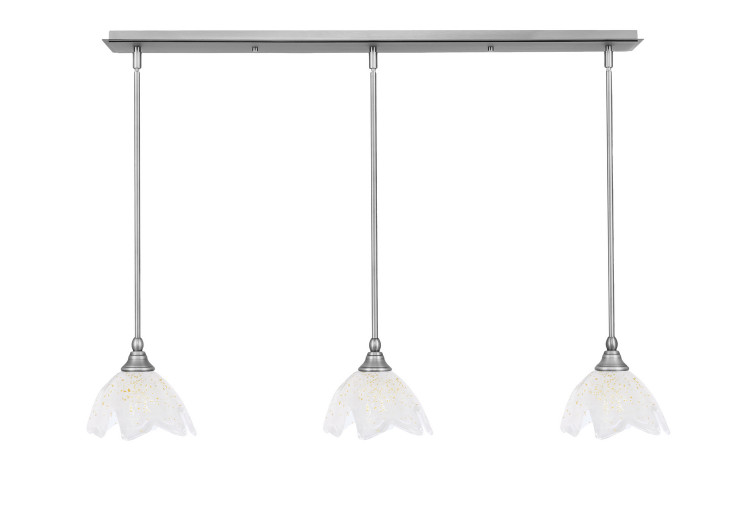 Toltec Lighting - 36-BN-755 - Three Light Mini Pendant - Any - Brushed Nickel