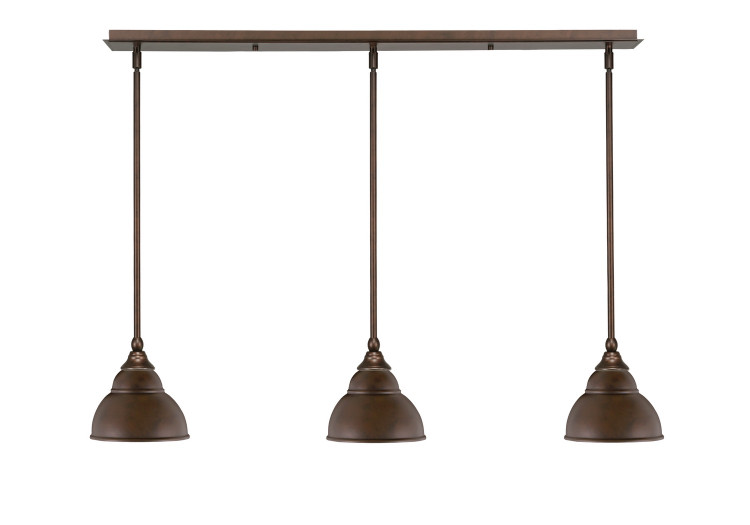 Toltec Lighting - 36-BRZ-427 - Three Light Mini Pendant - Any - Bronze