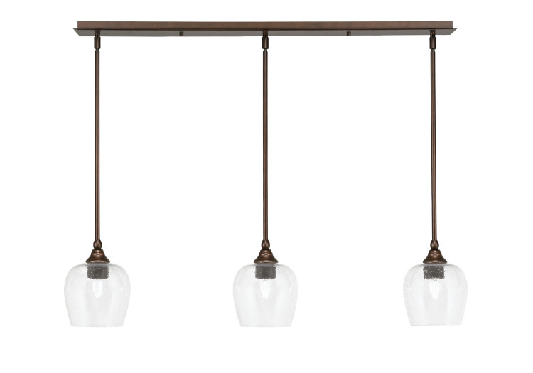 Toltec Lighting - 36-BRZ-4810 - Three Light Linear Pendalier - Stem - Bronze