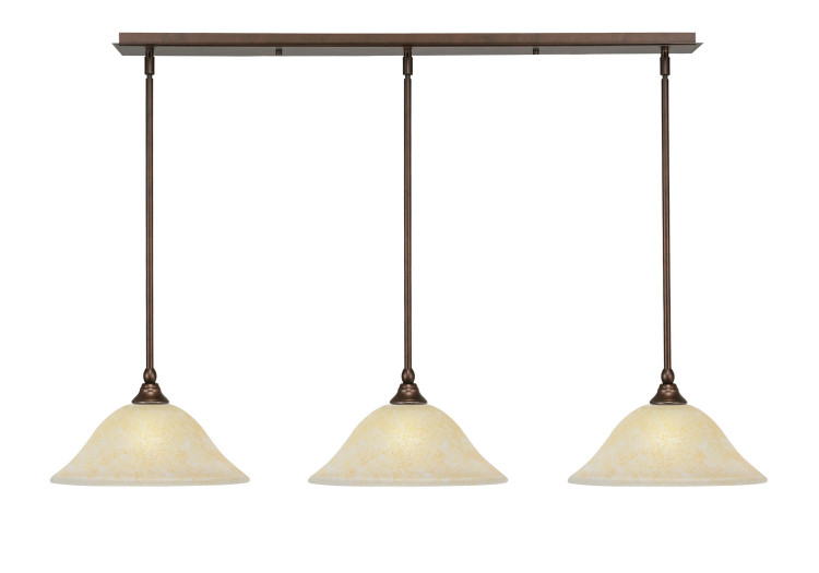 Toltec Lighting - 36-BRZ-523 - Three Light Mini Pendant - Any - Bronze