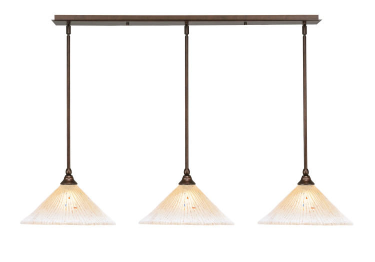 Toltec Lighting - 36-BRZ-700 - Three Light Mini Pendant - Any - Bronze