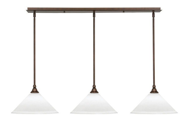 Toltec Lighting - 36-BRZ-701 - Three Light Mini Pendant - Any - Bronze
