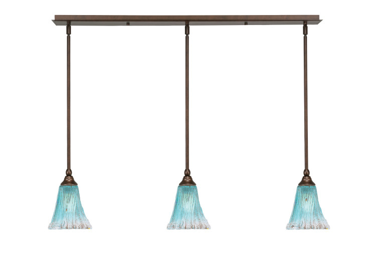 Toltec Lighting - 36-BRZ-725 - Three Light Mini Pendant - Any - Bronze