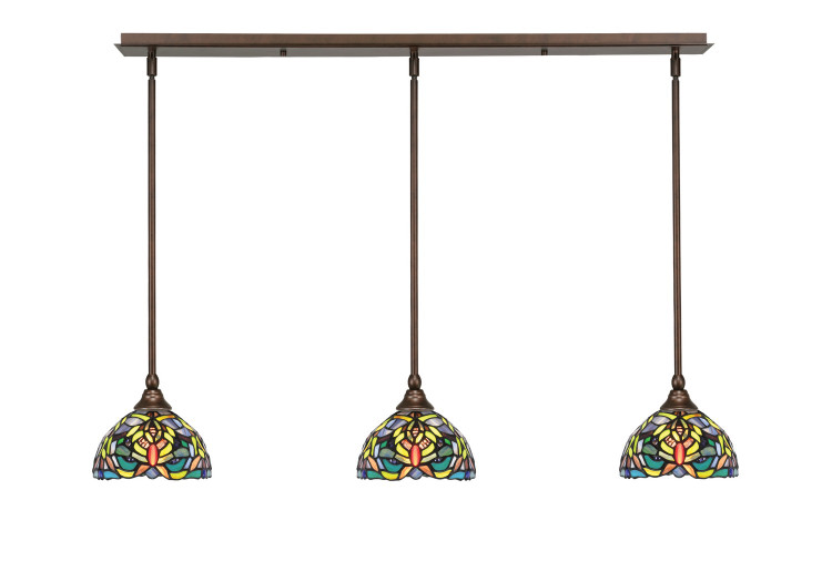 Toltec Lighting - 36-BRZ-9905 - Three Light Mini Pendant - Any - Bronze
