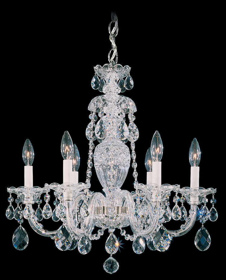 Schonbek - 2994-40R - Six Light Chandelier - Sterling - Polished Silver
