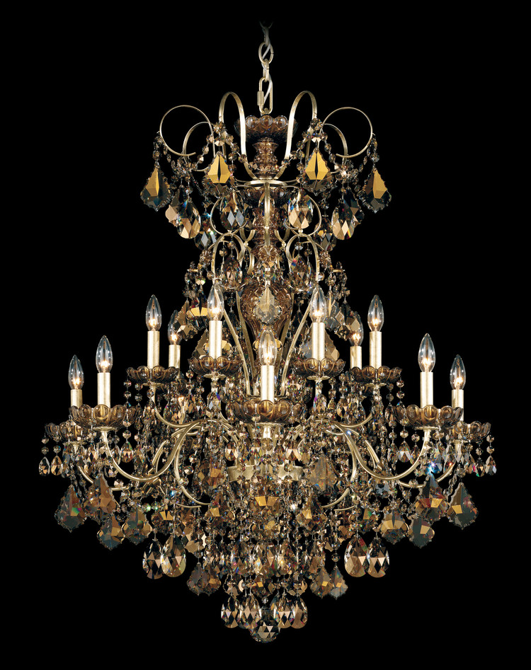 Schonbek - 3658-40R - 14 Light Chandelier - New Orleans - Polished Silver