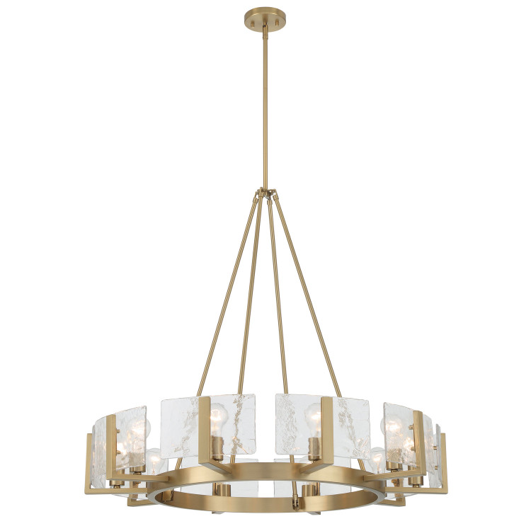 Golden - 3164-10 BCB-HWG - Ten Light Chandelier - Aenon - Brushed Champagne Brass