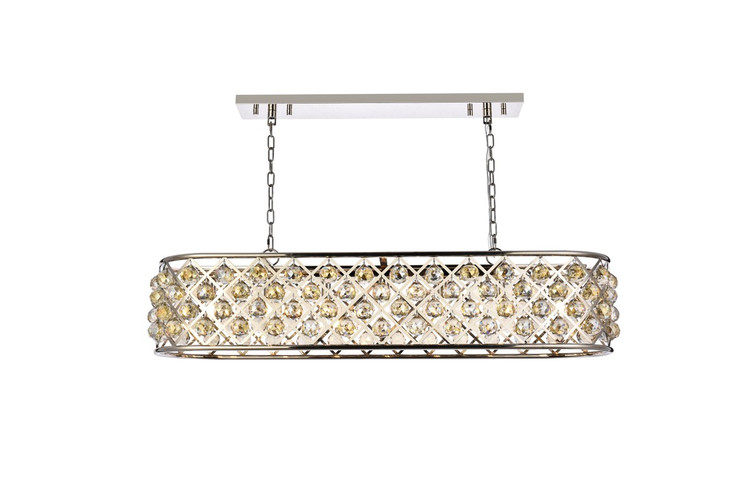 Elegant Lighting - 1216G50PN-GT/RC - Seven Light Chandelier - Madison - Polished Nickel