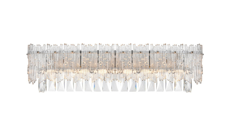 Elegant Lighting - 1780W27C - Six Light Wall Sconce - Emilia - Chrome and Clear