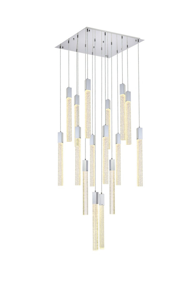 Elegant Lighting - 2066G30C - 16 Light Pendant - Weston - chrome