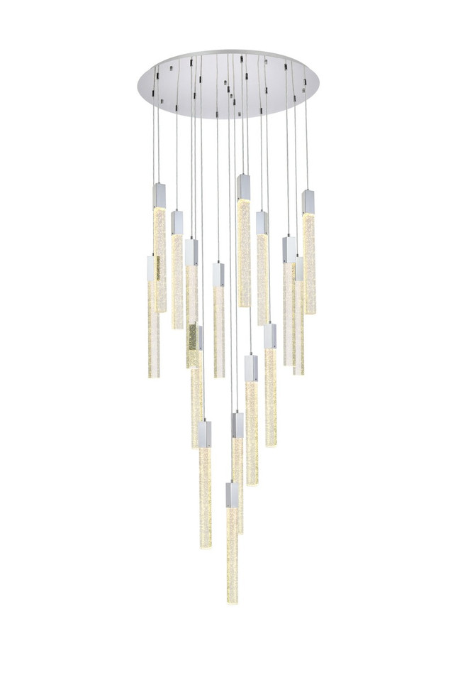 Elegant Lighting - 2067G36C - 16 Light Pendant - Weston - chrome