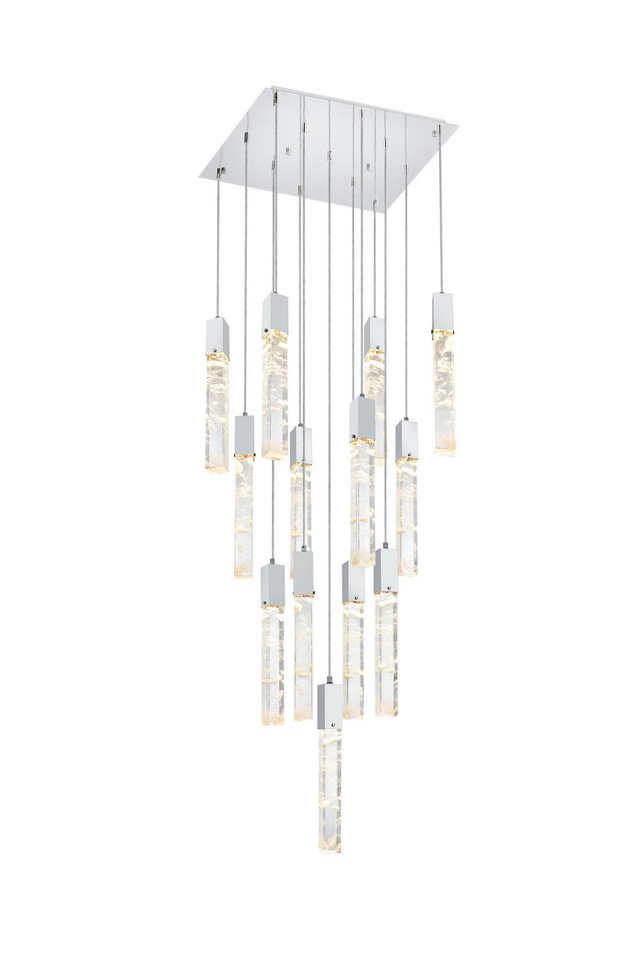 Elegant Lighting - 2088G26C - 13 Light Pendant - Aurora - Chrome