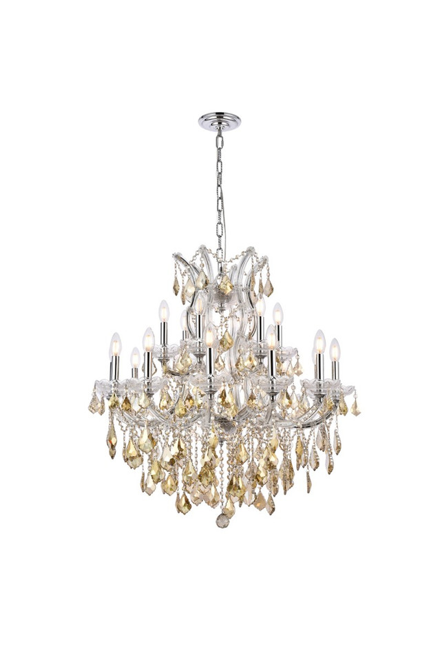 Elegant Lighting - 2800D30C-GT/RC - 19 light Chandelier - Maria Theresa - Chrome