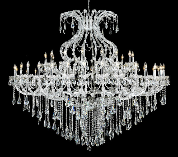 Elegant Lighting - 2801G72C/RC - 49 Light Chandelier - Maria Theresa - Chrome