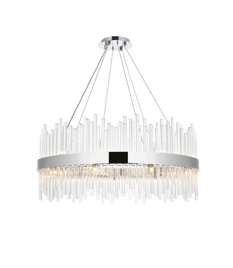 Elegant Lighting - 3000D36C - 20 Light Pendant - Dallas - chrome