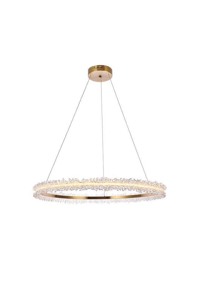Elegant Lighting - 3506D34G - LED Pendant - Laurel - Gold