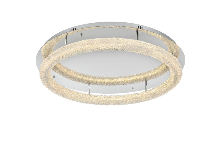 Elegant Lighting - 3800F33C - LED Flush Mount - Bowen - Chrome
