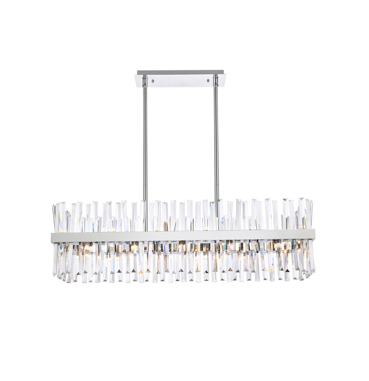 Elegant Lighting - 6200G42C - 24 Light Chandelier - Serephina - chrome