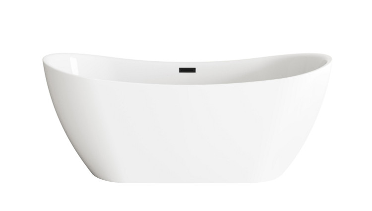 Elegant Lighting - BT30467GW-MBK - Bathtub - Bristol - Glossy White