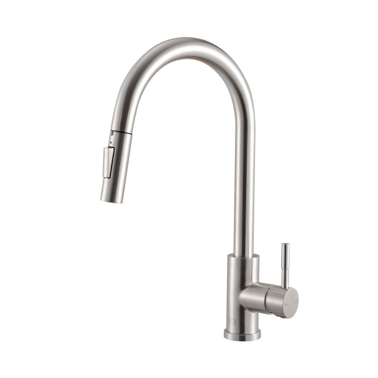 Elegant Lighting - FAK-302BNK - Kitchen Faucet - Jack - Brushed Nickel